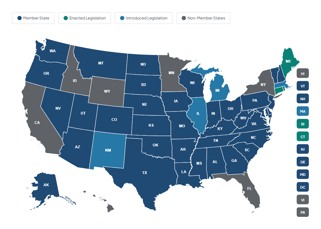 Physical Therapy Compact Map