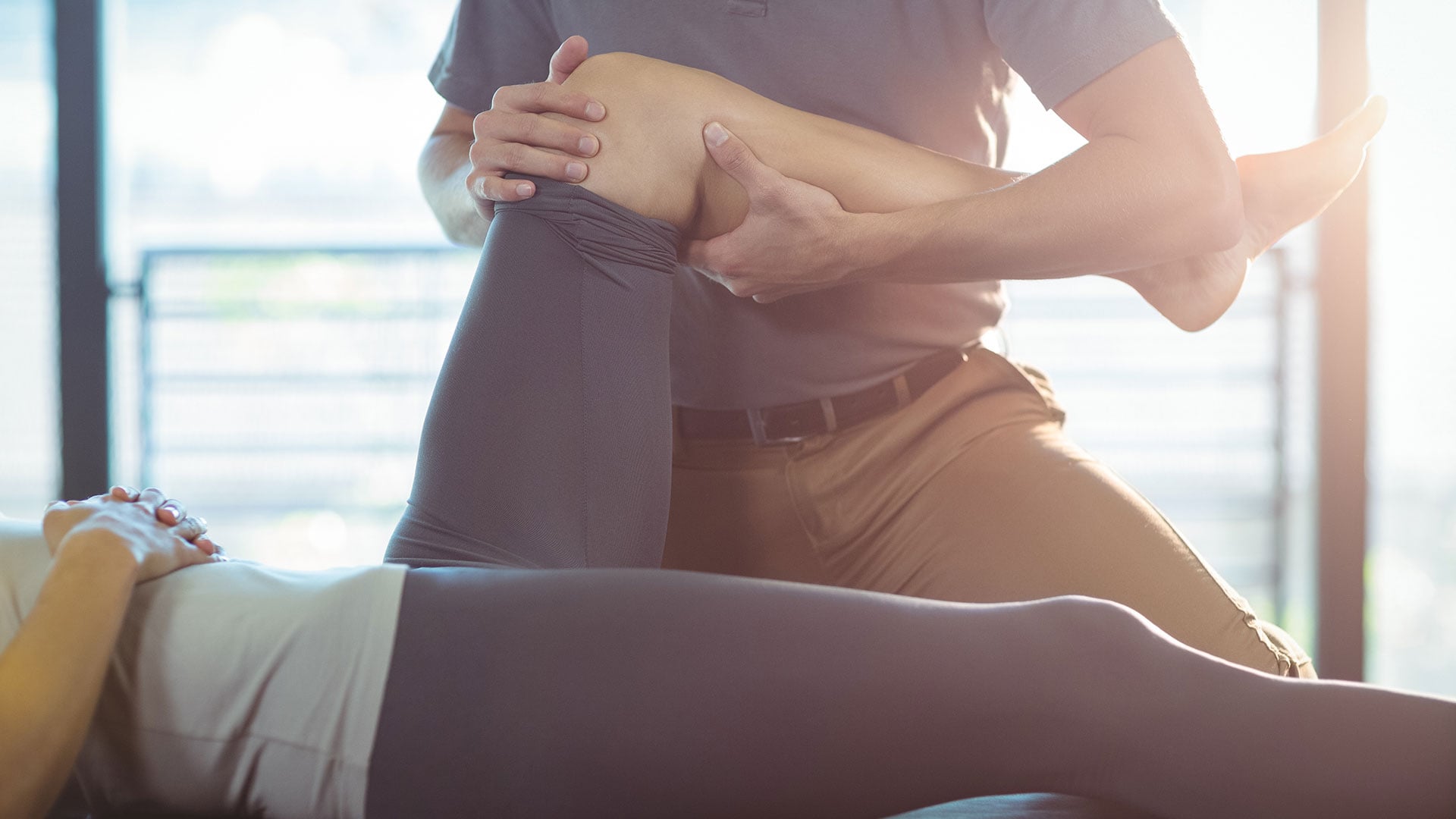 Physical Therapy Leg stretch